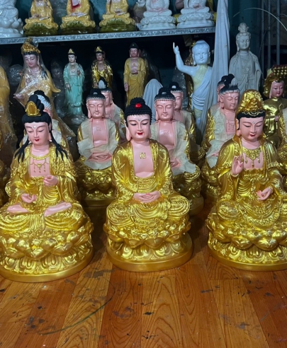 Tây Phương Tam Thánh ngồi 50cm