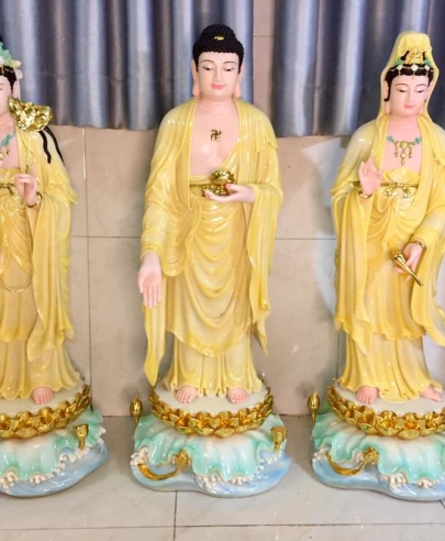 Tượng Tây Phương Tam Thánh 