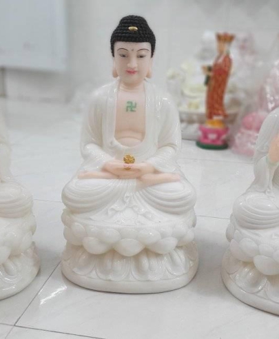 Tượng Tây Phương Tam Thánh dáng ngồi