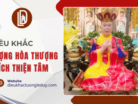 Điêu khắc tượng hòa thượng Thiền Tâm