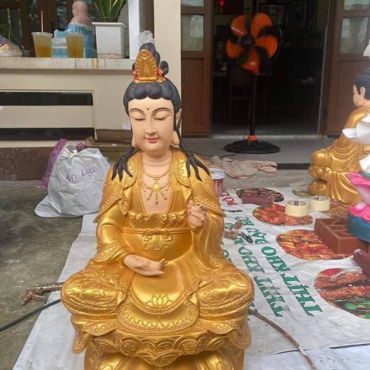 Tây Phương Tam Thánh ngồi 50cm