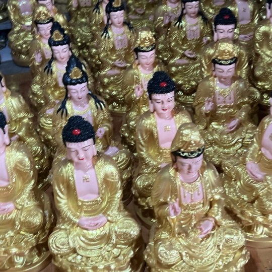 Tây Phương Tam Thánh ngồi 50cm