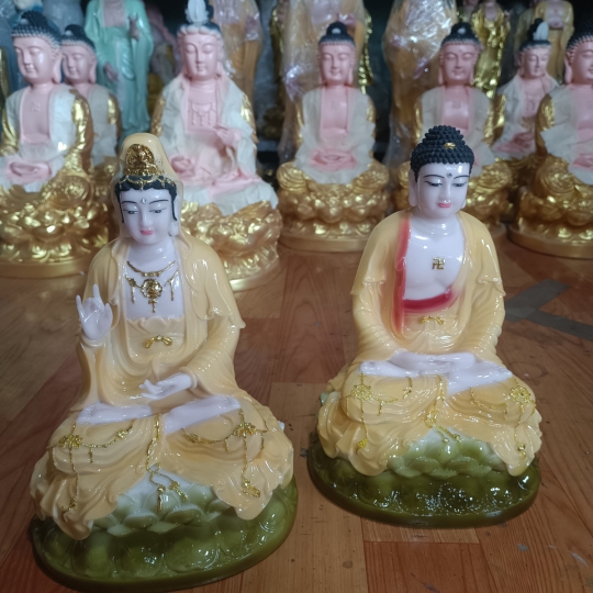 Tây Phương Tam Thánh ngồi 30cm