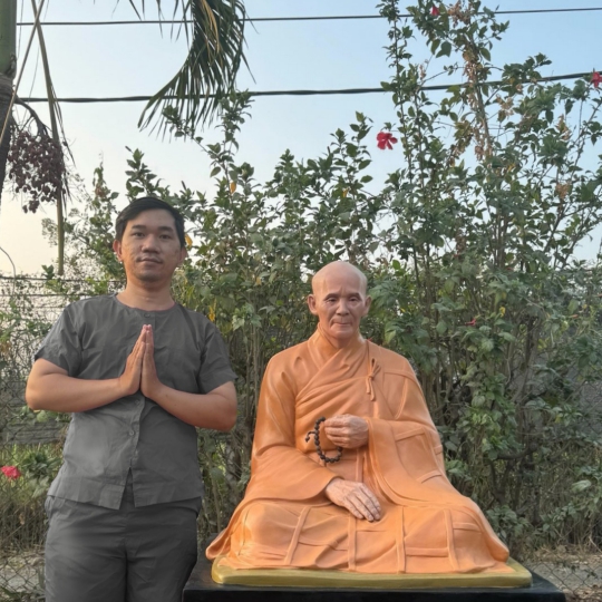 Tượng Hoà Thượng Thích Thiện Đạt