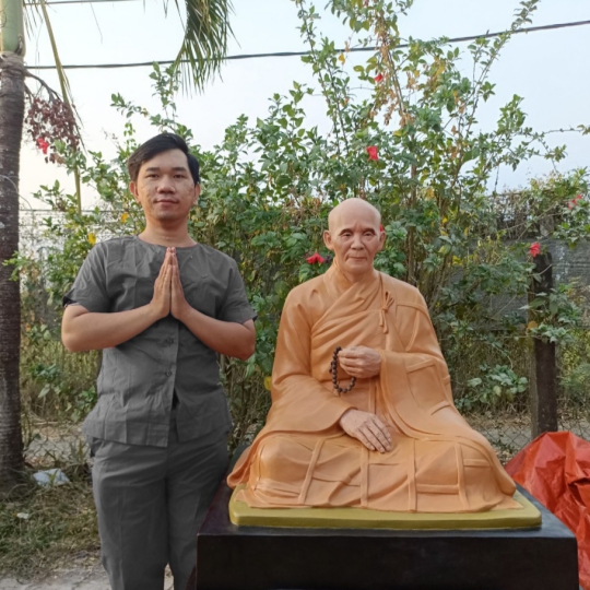 Tượng Hoà Thượng Thích Thiện Đạt
