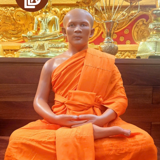 Bộ tượng Sư chùa Khmer Chông Prây ( Trạm )