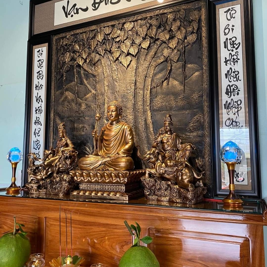 Phù điêu cây bồ đề