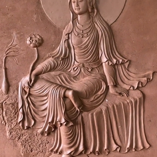 Phù Điêu Quan Âm Bồ Tát 