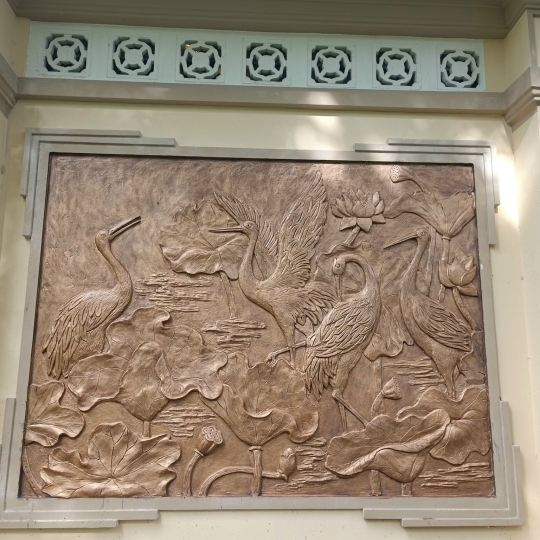 Phù Điêu Sen Hạc