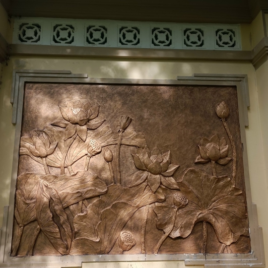 Phù Điêu Sen Hạc