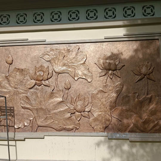 Phù Điêu Sen Hạc