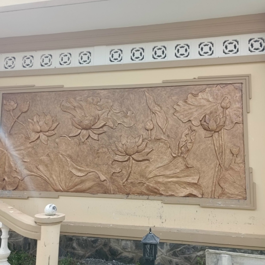 Phù Điêu Sen Hạc