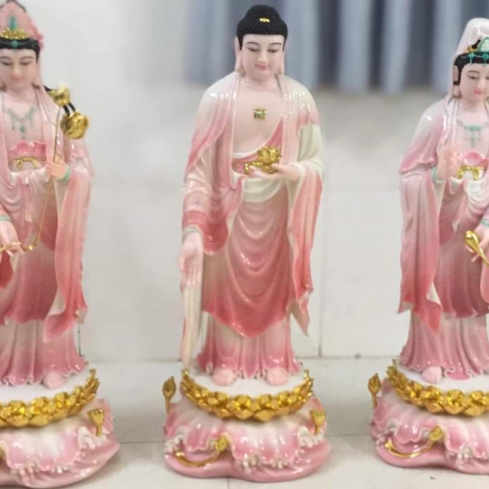 Tượng Tây Phương Tam Thánh 