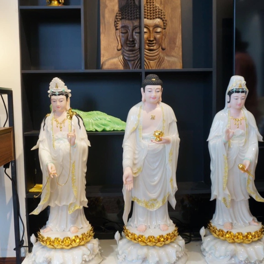 Tượng Tây Phương Tam Thánh 