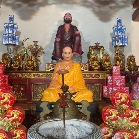 Tượng sư thầy Thích Thanh Định