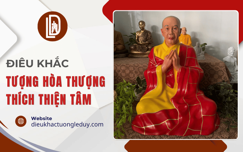 tượng Hòa thượng Thiền Tâm