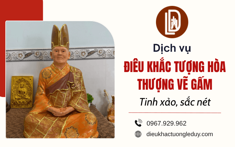 điêu khắc tượng hòa thượng