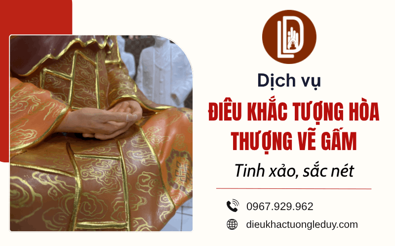 điêu khắc tượng hòa thượng