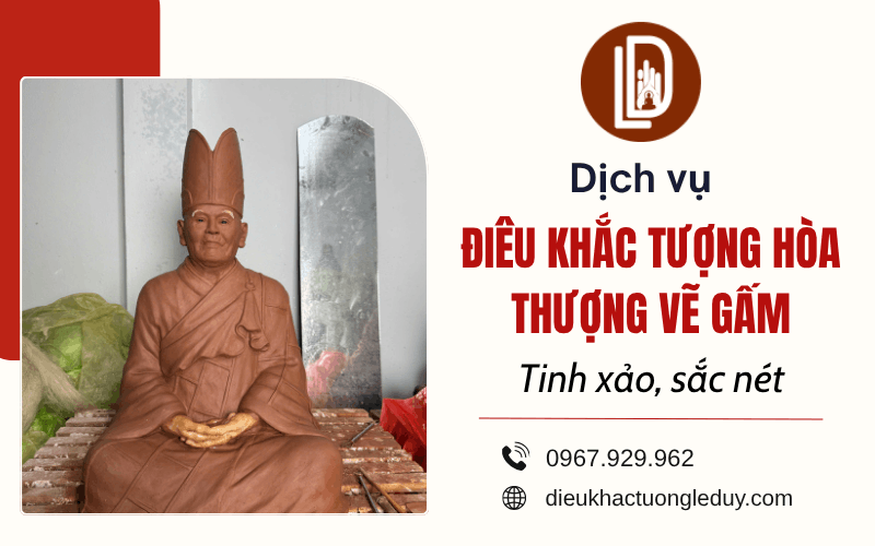 điêu khắc tượng hòa thượng