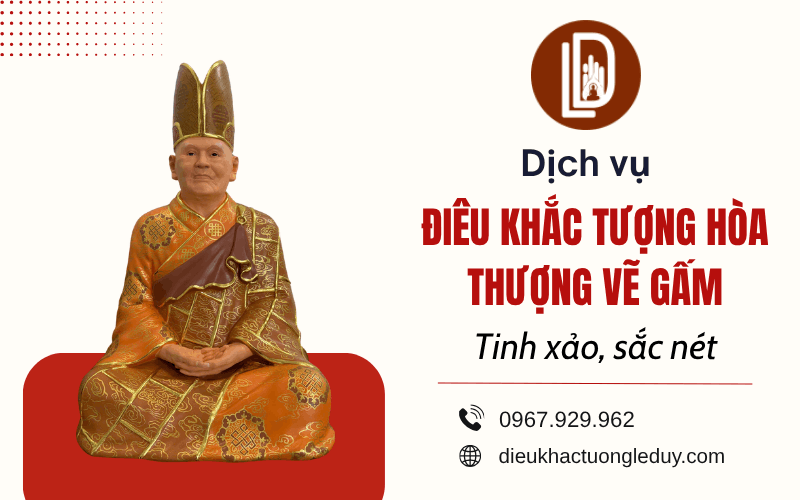 điêu khắc tượng hòa thượng